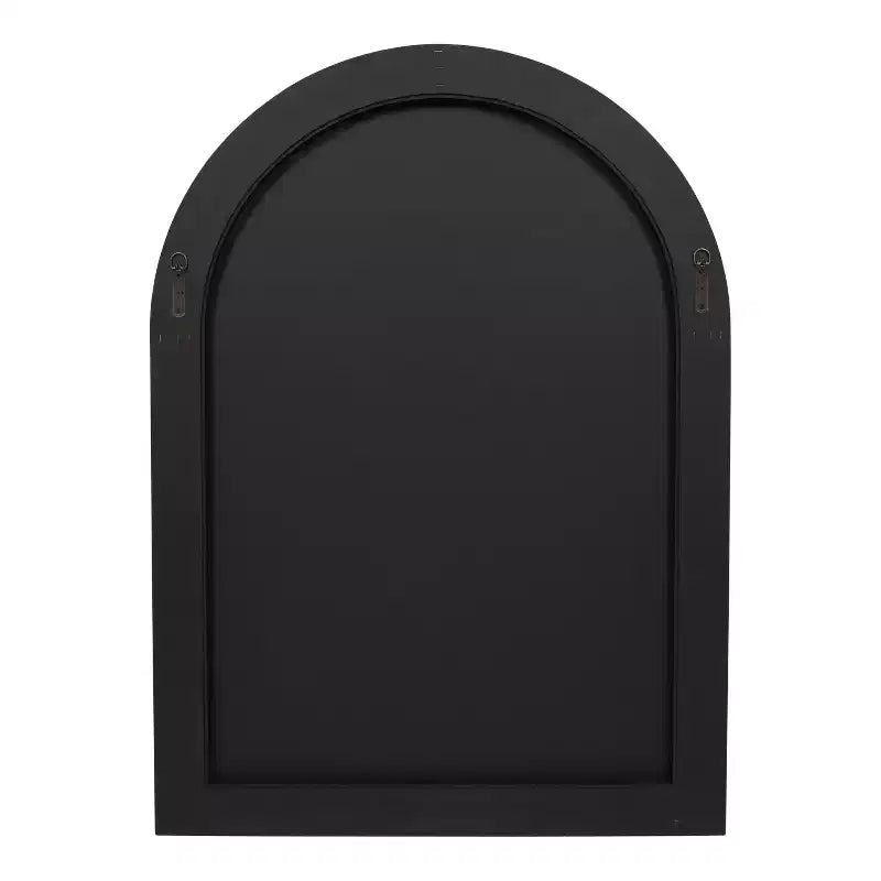 Miroir mural arche 31"x44" Blanc — Design persienne côtière, cadre en bois massif