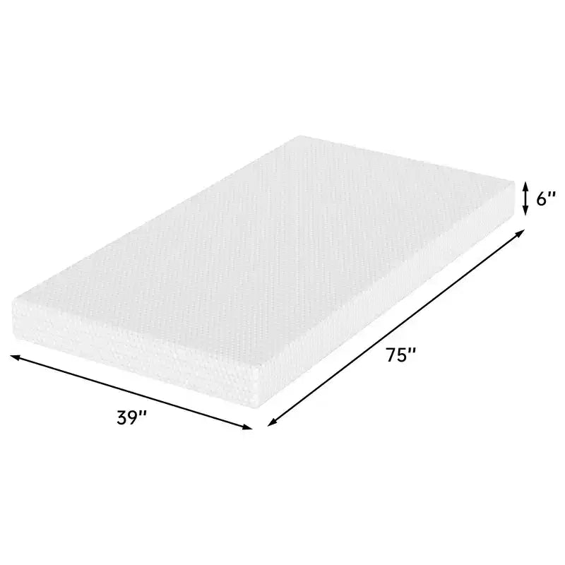 Matelas en mousse à mémoire de forme rafraîchissante de 15,24 cm — Lit simple/double XL/grand lit, fermeté moyenne, housse amovible et lavable