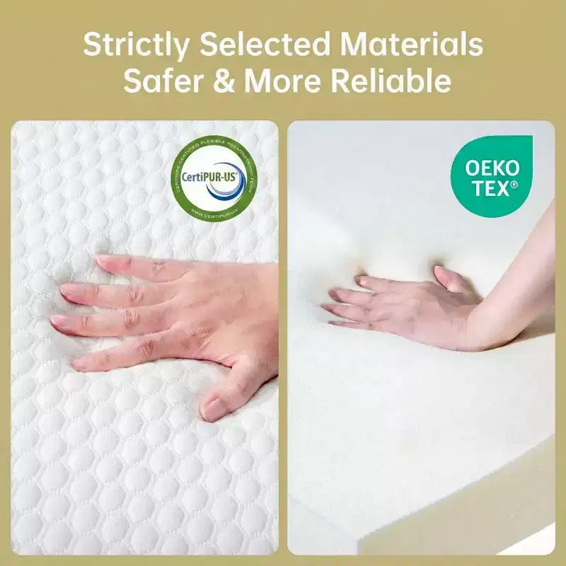 Matelas en mousse à mémoire de forme rafraîchissante de 15,24 cm — Lit simple/double XL/grand lit, fermeté moyenne, housse amovible et lavable
