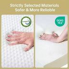 Matelas en mousse à mémoire de forme rafraîchissante de 15,24 cm — Lit simple/double XL/grand lit, fermeté moyenne, housse amovible et lavable