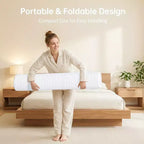 Matelas en mousse à mémoire de forme rafraîchissante de 15,24 cm — Lit simple/double XL/grand lit, fermeté moyenne, housse amovible et lavable