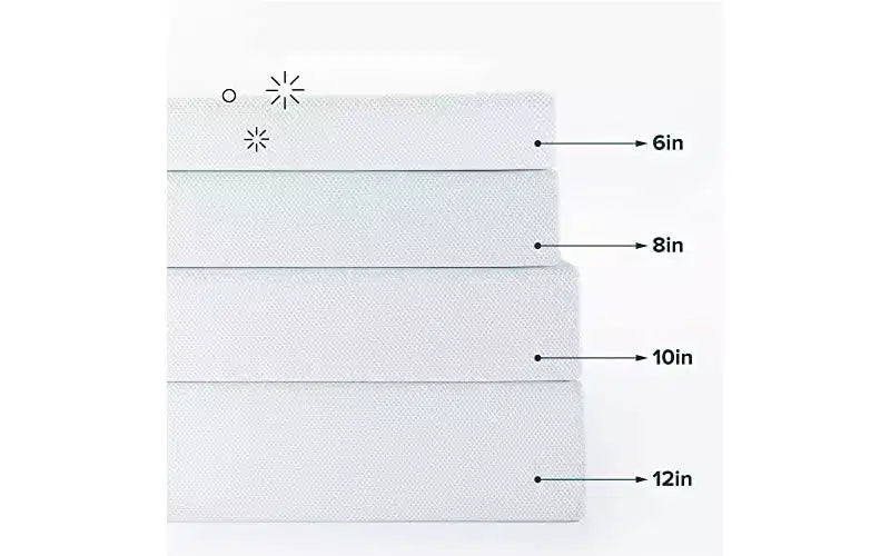 Matelas en mousse à mémoire de forme rafraîchissant King 30 cm — Fermeté moyenne, sans fibre de verre, mousse de gel, certifié