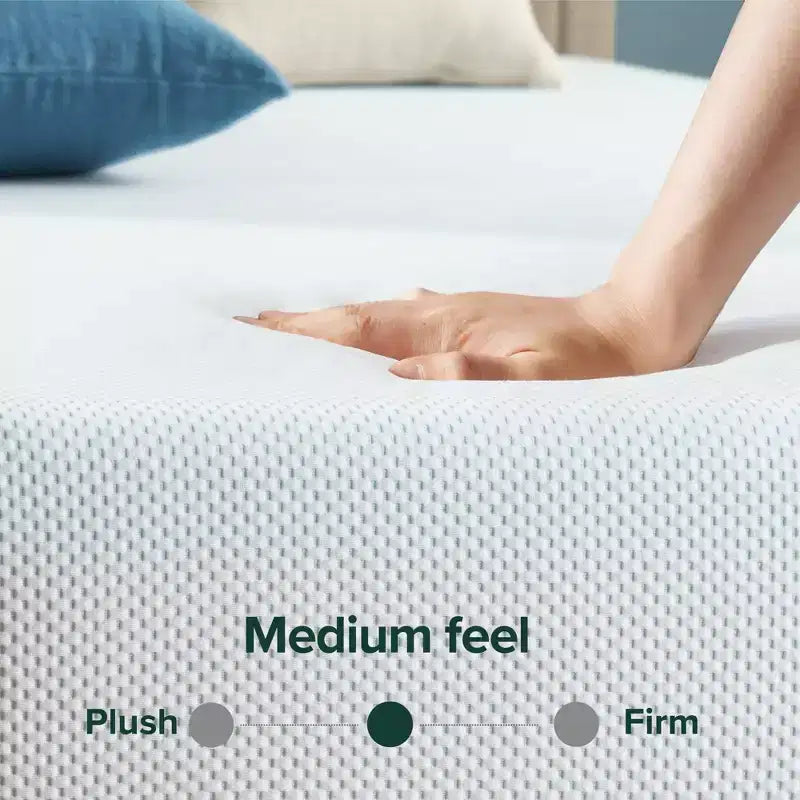 Matelas en mousse à mémoire de forme rafraîchissant King 30 cm — Fermeté moyenne, sans fibre de verre, mousse de gel, certifié