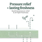 Matelas double en mousse à mémoire de forme 10" — Fermeté moyenne, sans fibre de verre, soulagement de pression zoné