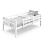 Lit superposé double en bois massif – Certifié GREENGUARD Gold, échelle incluse