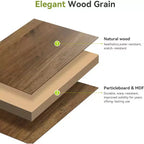 Table d'appoint à 3 niveaux — Table d'appoint en bois avec étagères de rangement ouvertes, montage facile