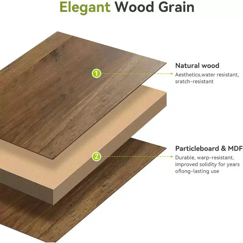 Table d'appoint à 3 niveaux — Table d'appoint en bois avec étagères de rangement ouvertes, montage facile