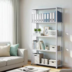 Étagères de garage robustes, capacité de 1134 kg, unité de rangement métallique à 5 niveaux, réglable pour garde-manger, cuisine, sous-sol, salle de bain, buanderie