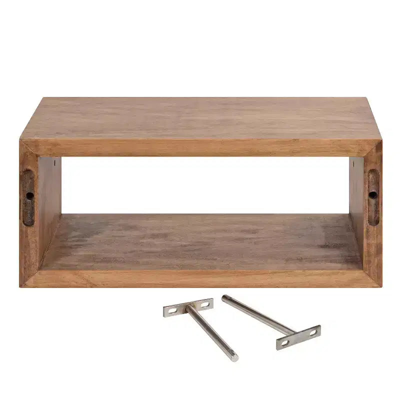 Étagère murale flottante en bois Holt — 45,7 cm (L) x 20,3 cm (H), étagère ouverte
