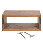 Étagère murale flottante en bois Holt — 45,7 cm (L) x 20,3 cm (H), étagère ouverte