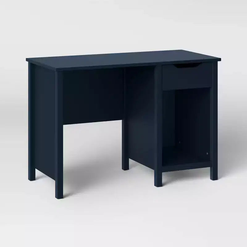 Bureau d'étude rectangulaire pour enfants avec tiroir et étagère ouverte — 13 ans et plus, 105,9 cm L