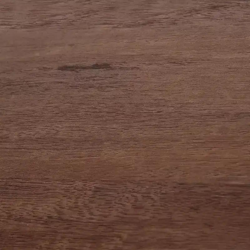 Étagères murales flottantes industrielles à 4 niveaux — Cadre en acier, MDF aspect bois, 128 cm de hauteur, Marron