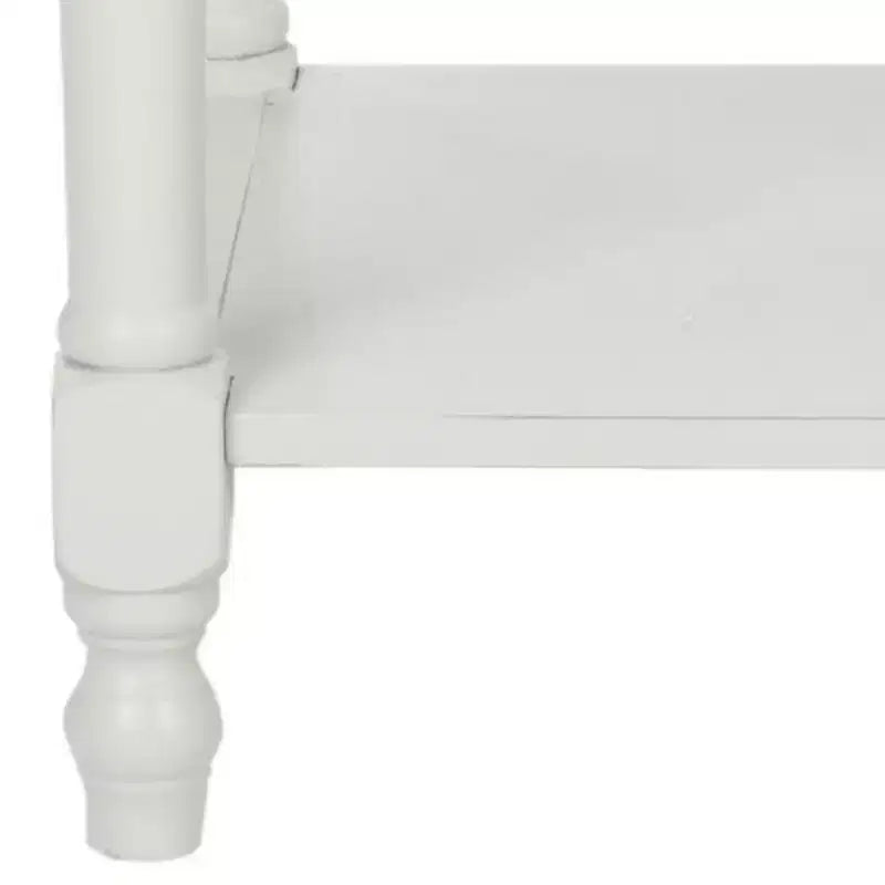 Table de chevet avec tiroir de rangement et étagère ouverte – Quincaillerie en alliage de zinc ultra-brillant