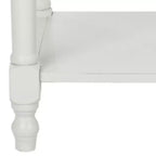 Table de chevet avec tiroir de rangement et étagère ouverte – Quincaillerie en alliage de zinc ultra-brillant