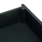 Table de chevet avec tiroir de rangement et étagère ouverte – Quincaillerie en alliage de zinc ultra-brillant
